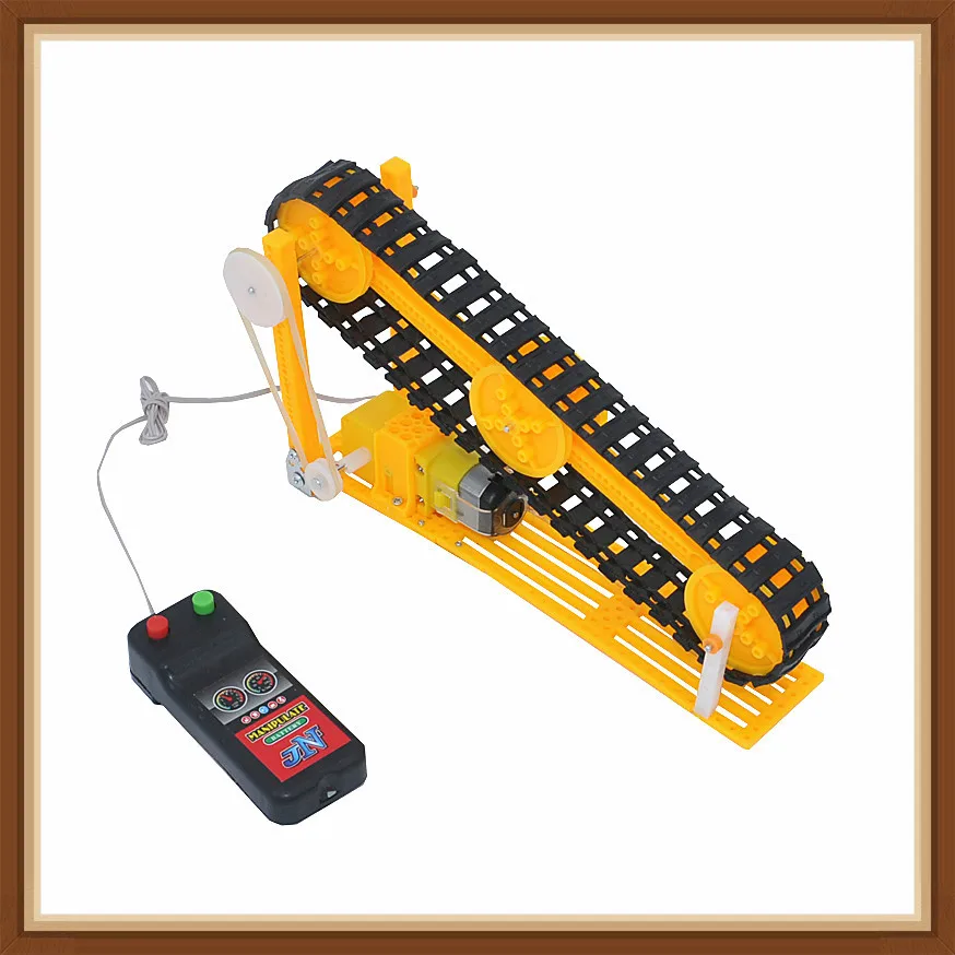 

Heat Planet Toy Electric Popularization of Science Small Production Conveyor Belt Height Adjustable Elevator Model Middle School