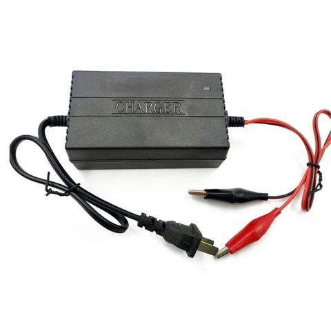 Lead Acid Auto Motorcycle Battery Power Charger Maintainer 12V Intelligent Pulse Repair LED Capacity Display D7YA