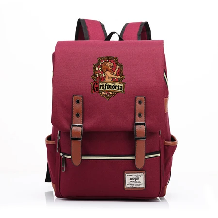20 Горячая Гриффиндор рюкзак Слизерин дорожная сумка для подростков Ravenclaw Hufflepuff мужские и женские сумки на плечо - Цвет: 20