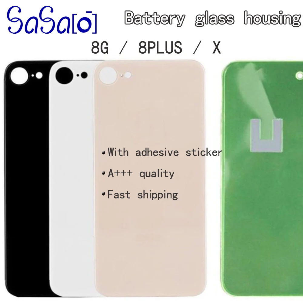 10Pcs Battery Cover Big Camera Hole Rear Door For iphone SE 2020 SE2 Back cover Glass Replacement phone picture frame