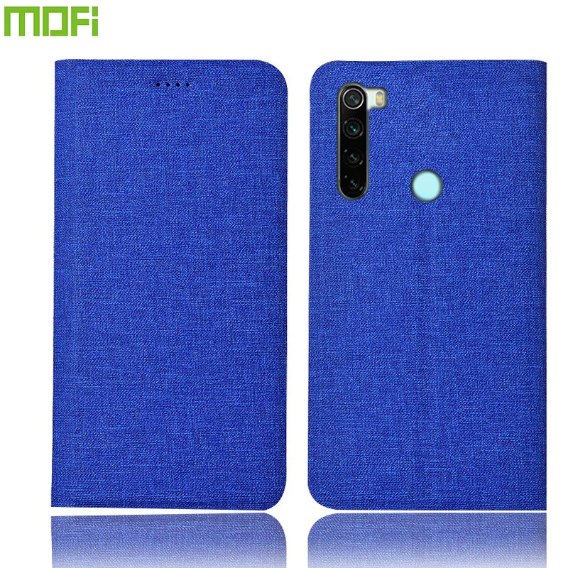 Для xiaomi redmi note 8t Чехол-книжка MOFi global 8 pro противоударный чехол-накладка на заднюю