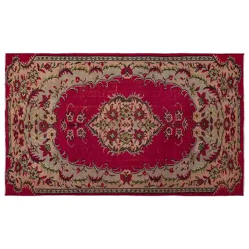 

Handmade Natural Vintage Turkish Area Rug 155x261 Cm-5'1''X8'7''