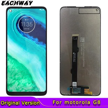

Original For Motorola Moto G8 LCD XT2045-1 Display Touch Screen Sensor Panel Digiziter Assembly XT2045-1 For Moto G8 6.4'' LCD