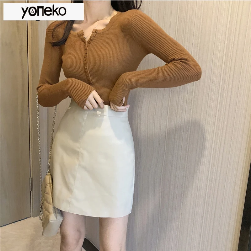 

Sweaters Women Invierno 2019 Autumn Winter Pullovers Jumpers Ladies Sexy Low-cut Pull Femme Plus Size Well Elastic Woman Sweater