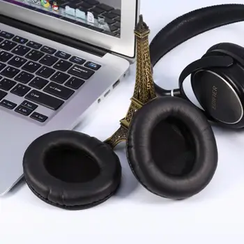 

1Pair wire Headphone Ear Pads wireless Bluetooth earphone Headphone Ear Pads Round PU Leather Ear Cushions for 50-105mm