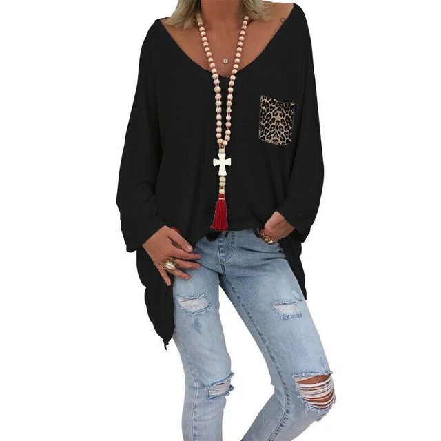 white baggy long sleeve top