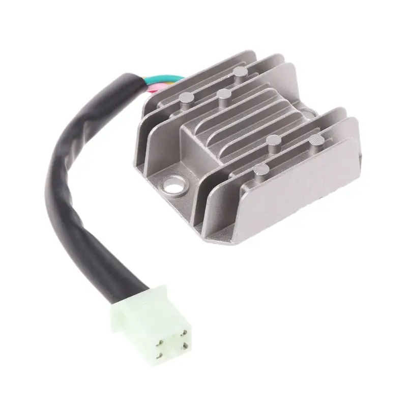 4 Wires 12V Voltage Regulator Rectifier for Motorcycle Boat Motor Mercury ATV GY6 50 150cc Scooter Moped JCL NST TAOTAO