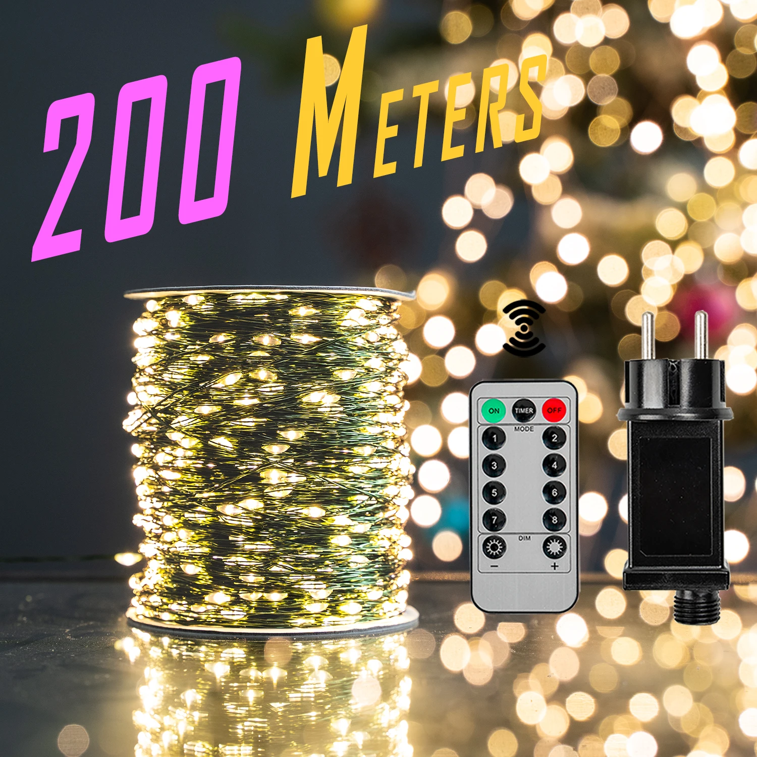 СВЕТОДИОДНАЯ Гирлянда Chritsmas водонепроницаемая уличная Гирлянда-занавеска с