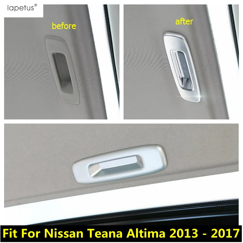 Аксессуары Lapetus для Nissan Teana / Altima 2013 2014 2015 2016 2017 АБС пластик верхняя крышка