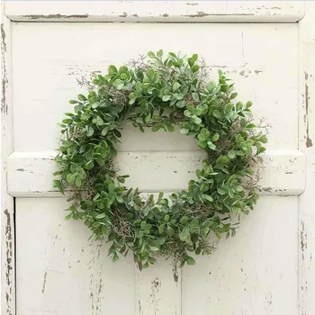 

New Wreath Grasses Art Plant Green Door Wreath Decoration Decoration Flower Grasses Decorate your House and Make it Look Vibrant