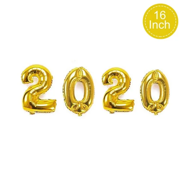 gold 2020 Рождественские надувные костыли, украшения, Рождественский Декор для дома, Рождественские елочные украшения, новогодние подарки, Рождественский Декор Noel - Цвет: gold 2020