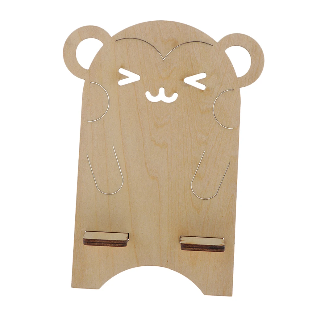 Cute Phone Rack Table Mat Cup Pad Home Decor Necklace Jewelry Display Holder