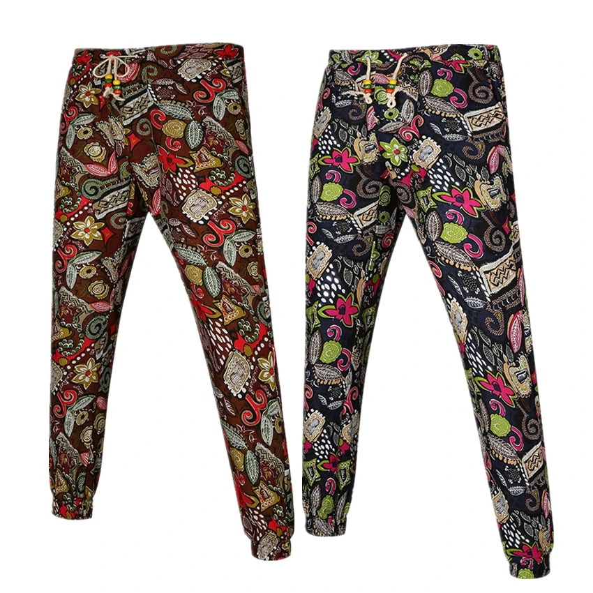 

Dashiki Print 2019 News Trouser African Men Clothes Hip Hop Skinny Slim Pants Baizn Fashion Clothing African Dresses for Women
