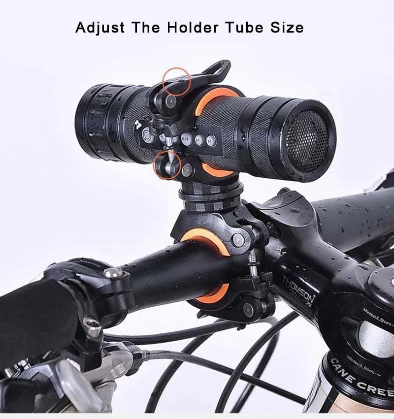 Top Flashlight Holder Torch Clip 360 Rotation Bicycle Flashlight Torch Mount LED Head Front Light Holder Clip Bicycle Accessories 5 Top Flashlight Holder Torch Clip 360 Rotation Bicycle Flashlight Torch Mount LED Head Front Light Holder Clip Bicycle Accessories 5