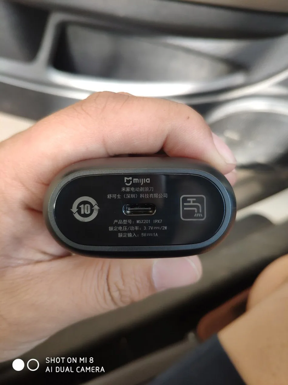 Original Xiaomi Mijia Electric Shaver S100 Portable Waterproof Razor Shavers 2 Floating Head USB Rechargeable LED Indicate (11)