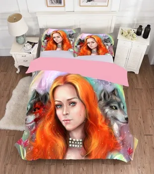 

BEST.WENSD B33 Quality Super soft Unicorn Bedding Cartoon Duvet Cover set 3D Dinosaur World bed set 2/3pcs Twin kids bedding set