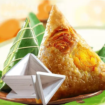 

Wooden Dumpling Mould DIY Traditional Rice-pudding Baking Molds Chocolate Mousse Cake Molds Kitchen Accessories Baking Tools
