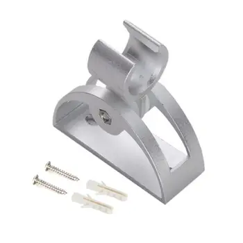 

Space Aluminum Products Shower Seat Adjustable Nozzle Bracket Shower Fixed Seat Nozzle Semi-Circular Wall Seat Holder