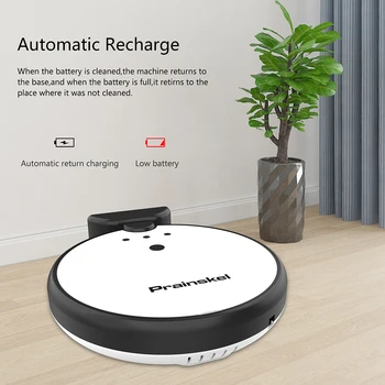 

Prainskel F20-AI Robot Vacuum Cleaner for Home Auto Recharge Brushless Motor APP Control Planned Navigation Robot Aspirador