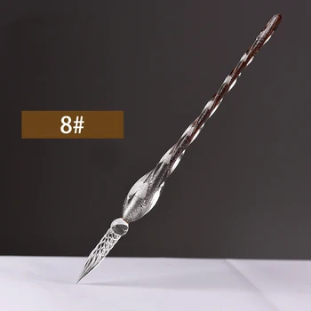 

Glass Signature Pen Fountain Pens Gel Pens Crystal Dip Sign Craft Collection Offices School Stationery NEW