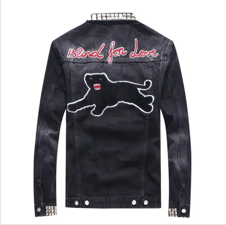 blind for love denim jacket