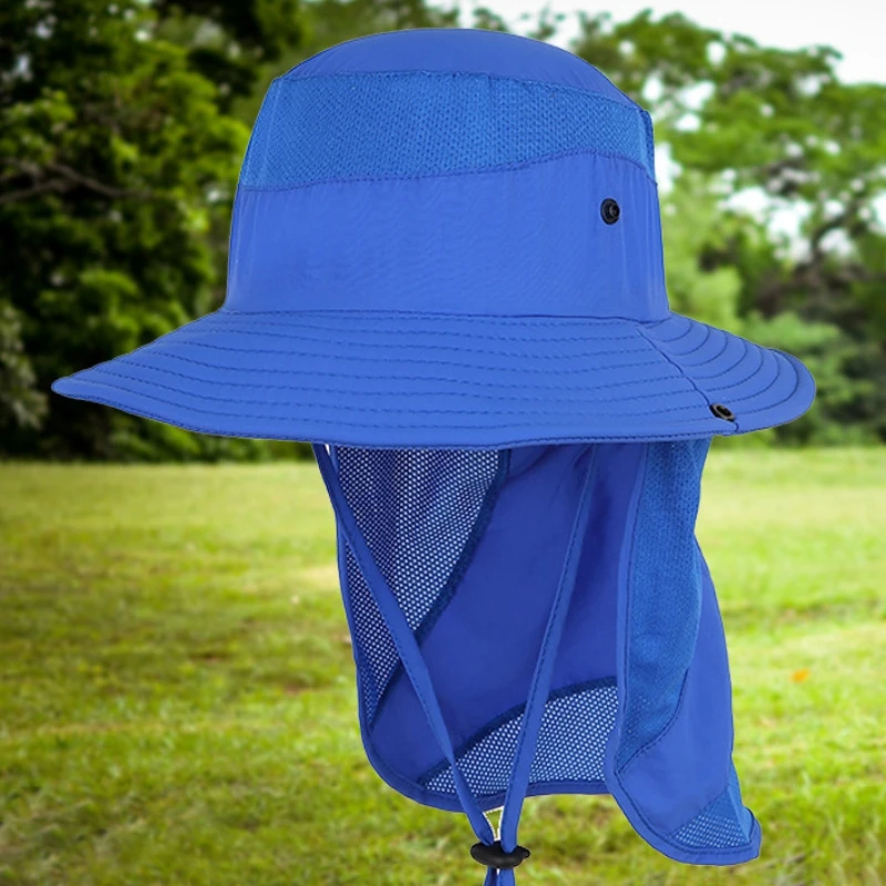 Summer SPF 50+ Kids Sun Hat Adjustable Baby Cap for Boys Travel