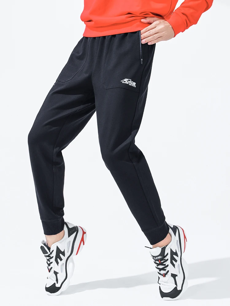 Camel Black Sweatpants For Men Trousers 