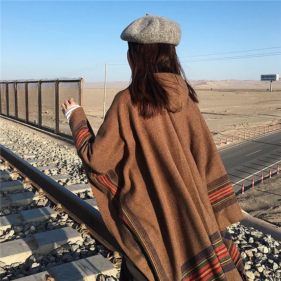 PLIKTEA кашемировый зимний теплый пончо и накидки для женщин плед пашмины женский шарф женский палантин женские зимние шарфы шаль - Цвет: As photo
