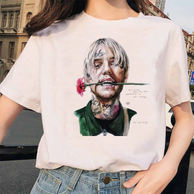 

Hip Hop tshirts Women Cry Baby Ullzang Fashion T-shirt Hell Boy Streetwear Top Tees Female 90s Graphic Lil Peep Tshirt Harajuku