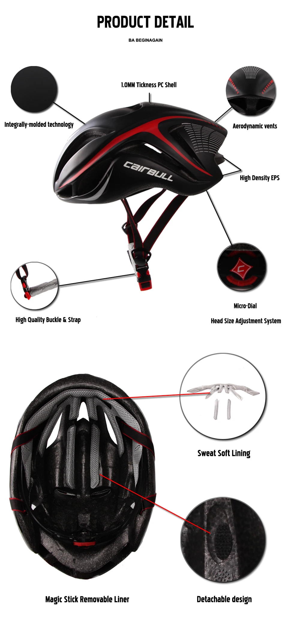 CAIRBULL tt Triathlon cycling helmet man Ultralight road race bike adult aero Bicycle helmets Equipment Women Safety caps 2020