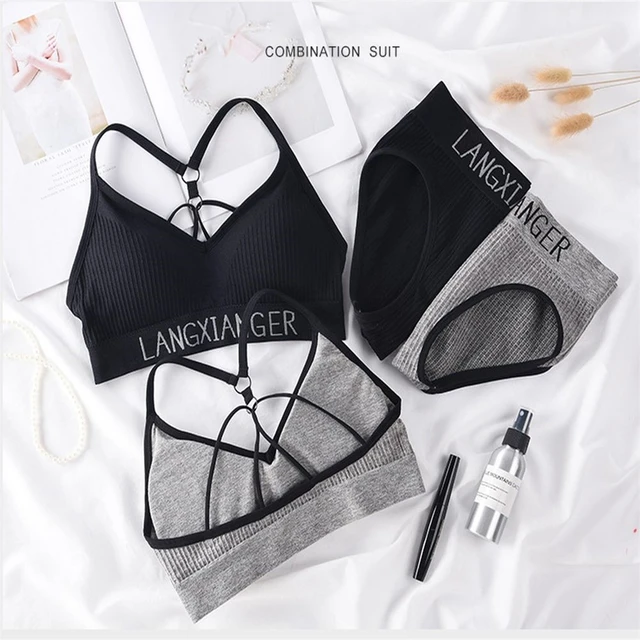 Women Underwear Panties WITH Sports Bra Combo