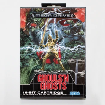 

GhoulsnGhosts with Box for 16 bit MD Video Game Card for Sega Mega Drive/Genesis