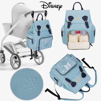 

Disney 2-piece Diaper Bags Mummy Bag Large Capacity Baby Storage Bag Diaper Bags Waterproof Baby Stroller Bag Mother Care Bag