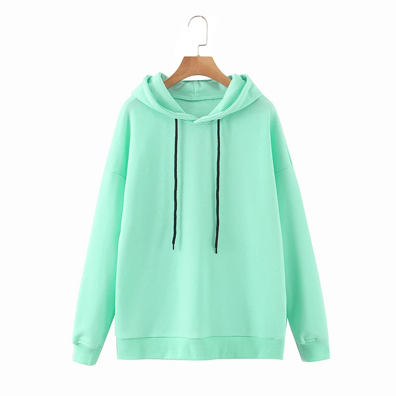 sudadera verde agua mujer