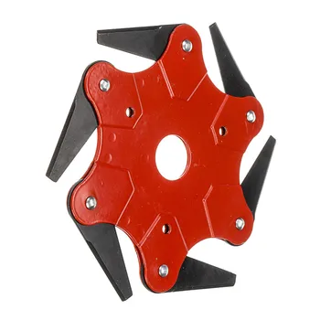 

Universal 6 Teeth Brush Trimmer Metal Blades Trimmer Head Brush Cutter Blade Garden Grass Trimmer Head For Lawn Mower