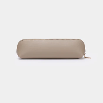 

Simple small fresh solid color pencil case Large capacity retro pencil case stationery pencil case for men and women