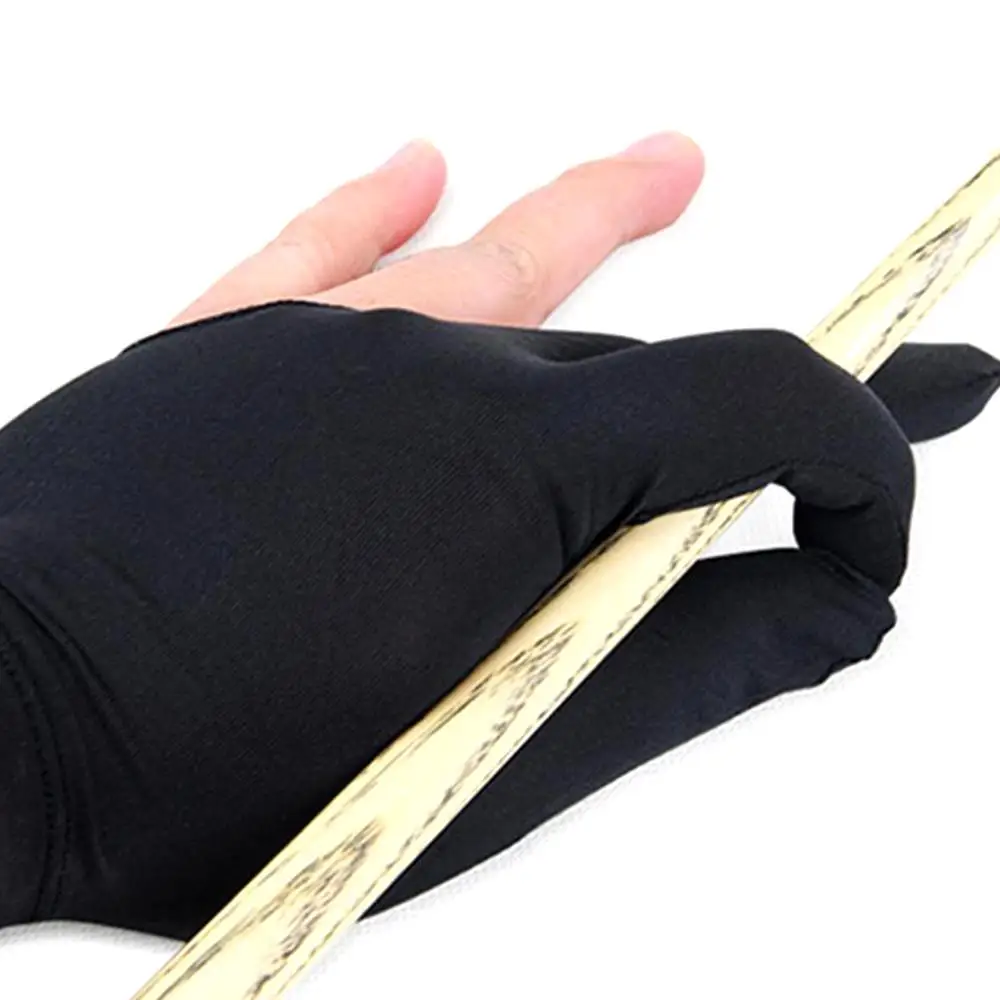 Перчатки для игры в Бильярд 3 палец перчатки защита пальцев левой руки высокое