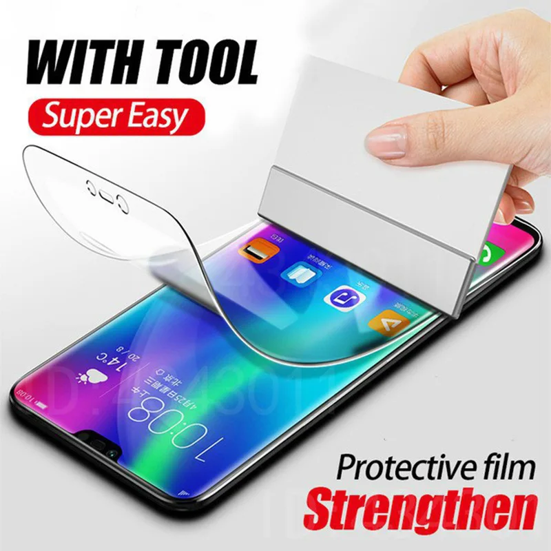 

Soft Hydrogel TPU Film for ZTE Nubia Z20 Redmagic mars 3 AXON 10 Pro Blade V10 vita V9 Screen Protector nano Film (not glass)