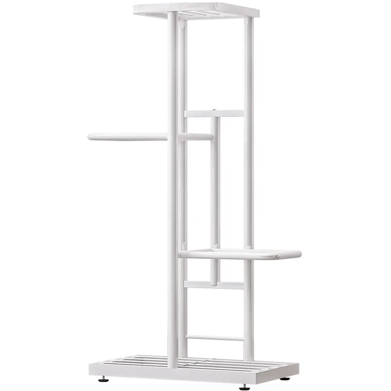 Indoor Metal Plant Shelf Flower Display Stand Garden Planter Holder 4 Tier 5 Potted Balcony Deco Flower Pot Shelves Plant Rack