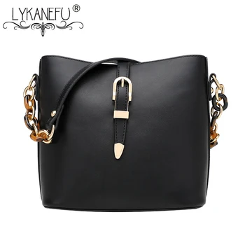 

LYKANEFU 2020 NEW Crossbody Bag For Women's Shoulder Bag Brand Designer Women Bags Luxury PU Leather Bag Bucket Bag Handbag