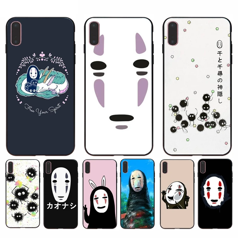 Cute Spirited Away Ghibli Miyazaki Anime Coque Phone Case For Apple Iphone 11 Pro Max 8 7 6 6s Plus X Xs Max 5 5s Se Xr Aliexpress