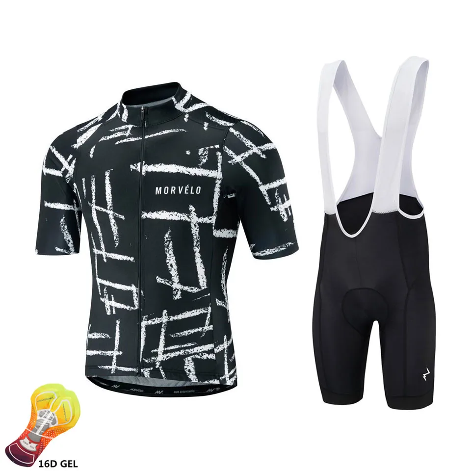 Новая профессиональная команда Morvelo Велоспорт Джерси НАБОРЫ MTB велосипед дышащие шорты Одежда Велоспорт велосипед Maillot Suit8 - Цвет: Pic Color