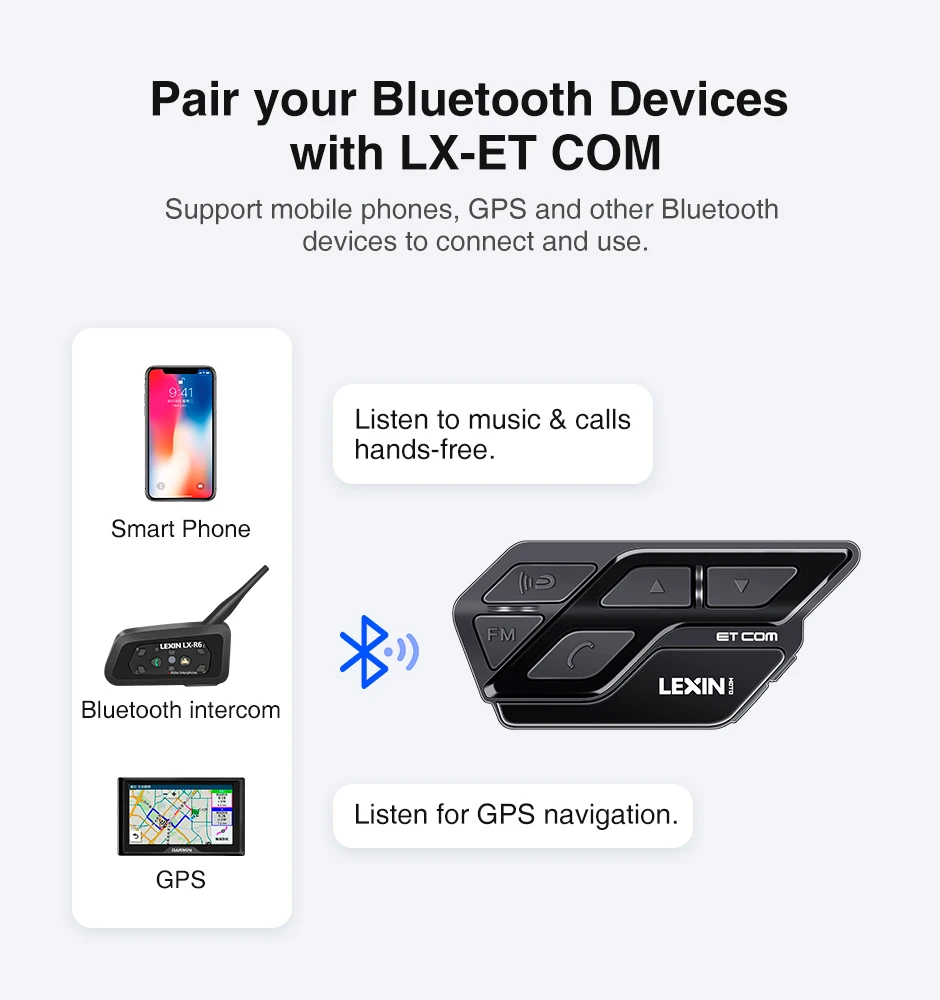 1 шт. LEXIN мотоциклетный Bluetooth Шлем Интерком тип c дизайн шлема гарнитуры снижение