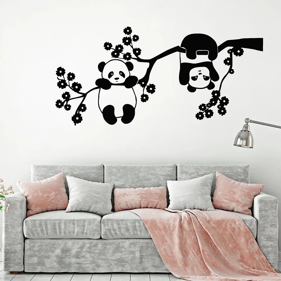 panda wall art nursery