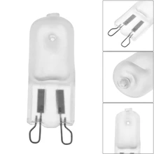 10 шт./компл. G9 галогенная лампа ясно капсулы 60 Вт, 40 Вт, 25 Вт/белый/теплый белый/розовый/фиолетовый Никель покрытием усовершенствованная, от взрыва, альтернатива галогенным лампам на бусины настенный светильник