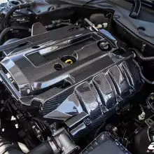 Автомобиль углеродного волокна стиль крышка двигателя капот подходит для Ford Mustang 2,3 T
