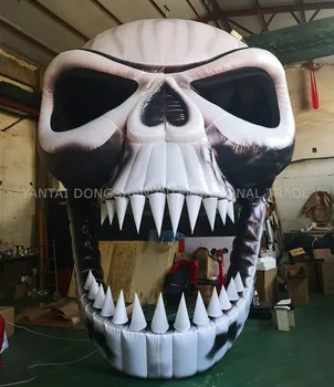 

Stock Halloween decoration inflatable gaint skull (4m H) for Halloween party