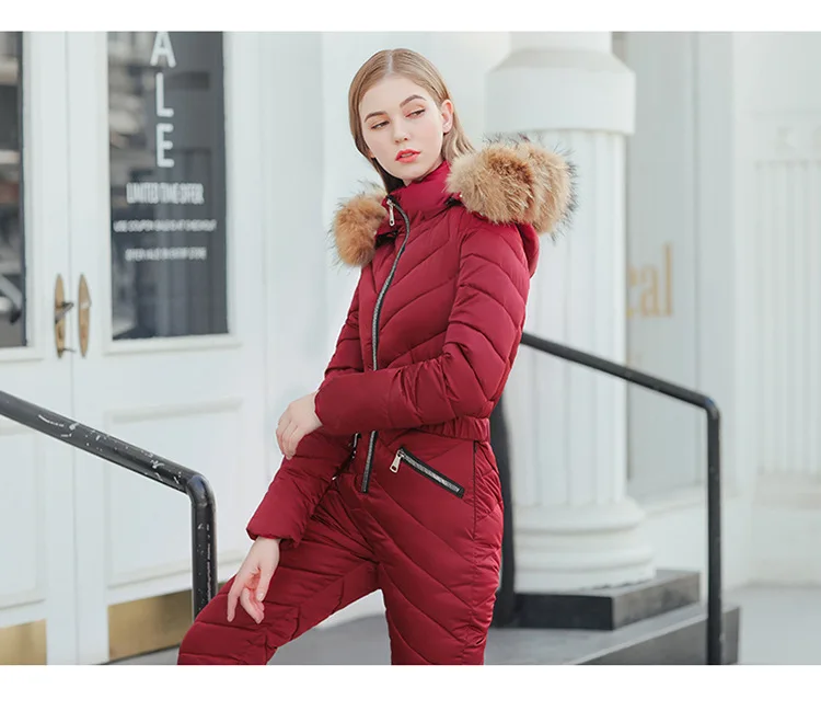 Women's Cotton-padded Jumpsuits Winter New Style Cotton-padded Clothes WOMEN'S Suit Korean-style down Jacket Cotton-padded