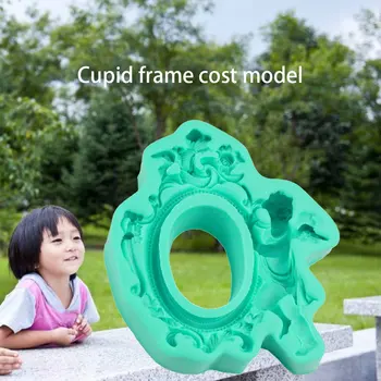 

Cupid Photo Frame Fee Module Chocolate Moulds Cake Decoration Tools for Sugarcraft Cake Decoration Cupcake Topper Decor
