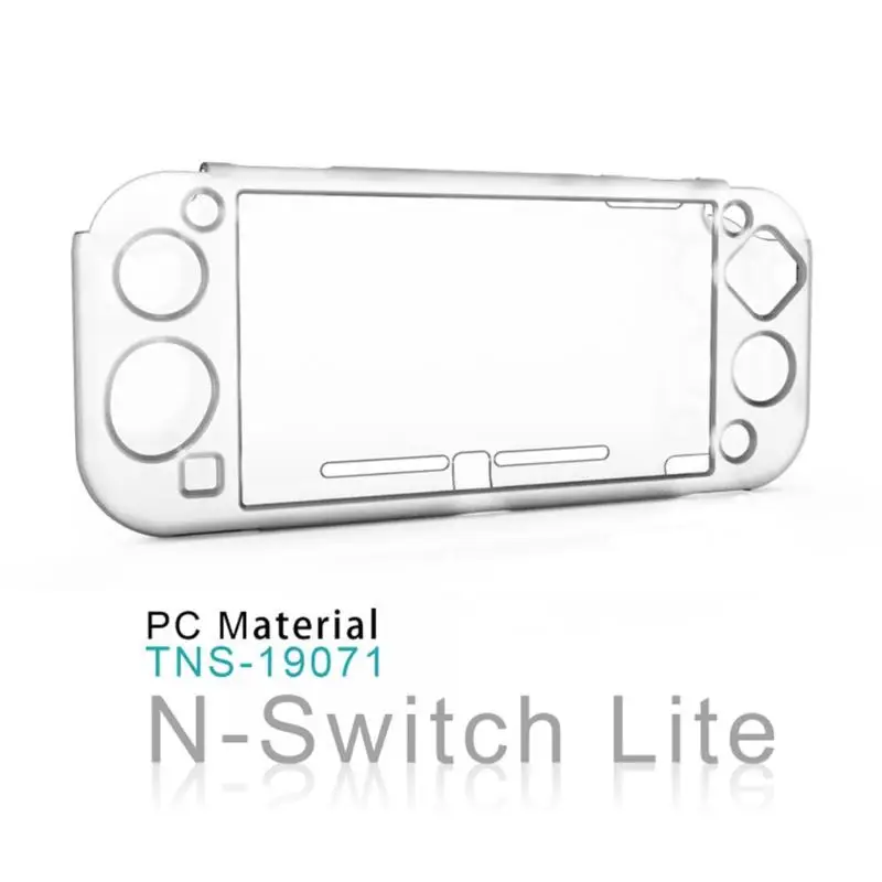 Водонепроницаемый Противоскользящий чехол с кристаллами, пригодный для Nintendo Switch Lite, консоль, игровой аксессуар, чехол, прозрачная задняя крышка, защитная сумка